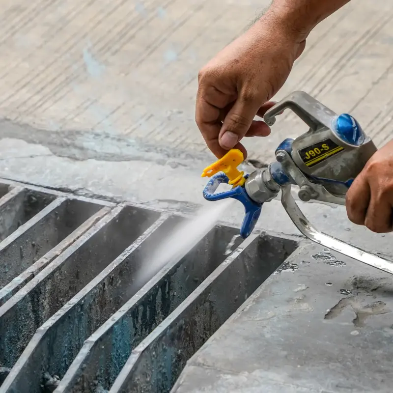 เครื่องพ่นสีแรงดันสูง: งานพ่นสีแบบมือโปร!  | airless sprayer