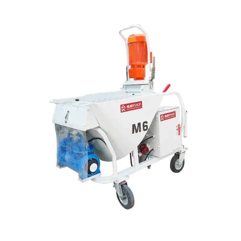 Mortar Sprayer-เครื่องพ่นปูนซีเมนต์ - ระบบผสมในตัว